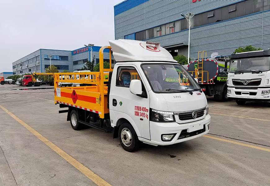 國六東風(fēng)途逸汽油版藍(lán)牌倉欄式氣瓶運(yùn)輸車